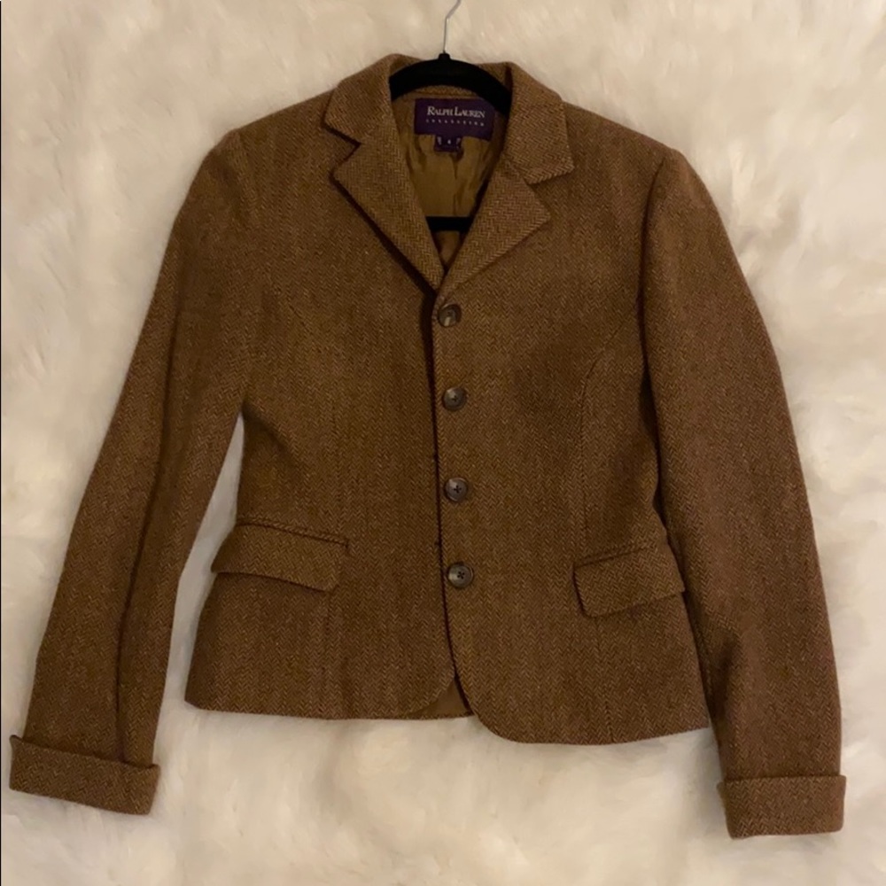 100% Wool Ralph Lauren Purple Label Blazer